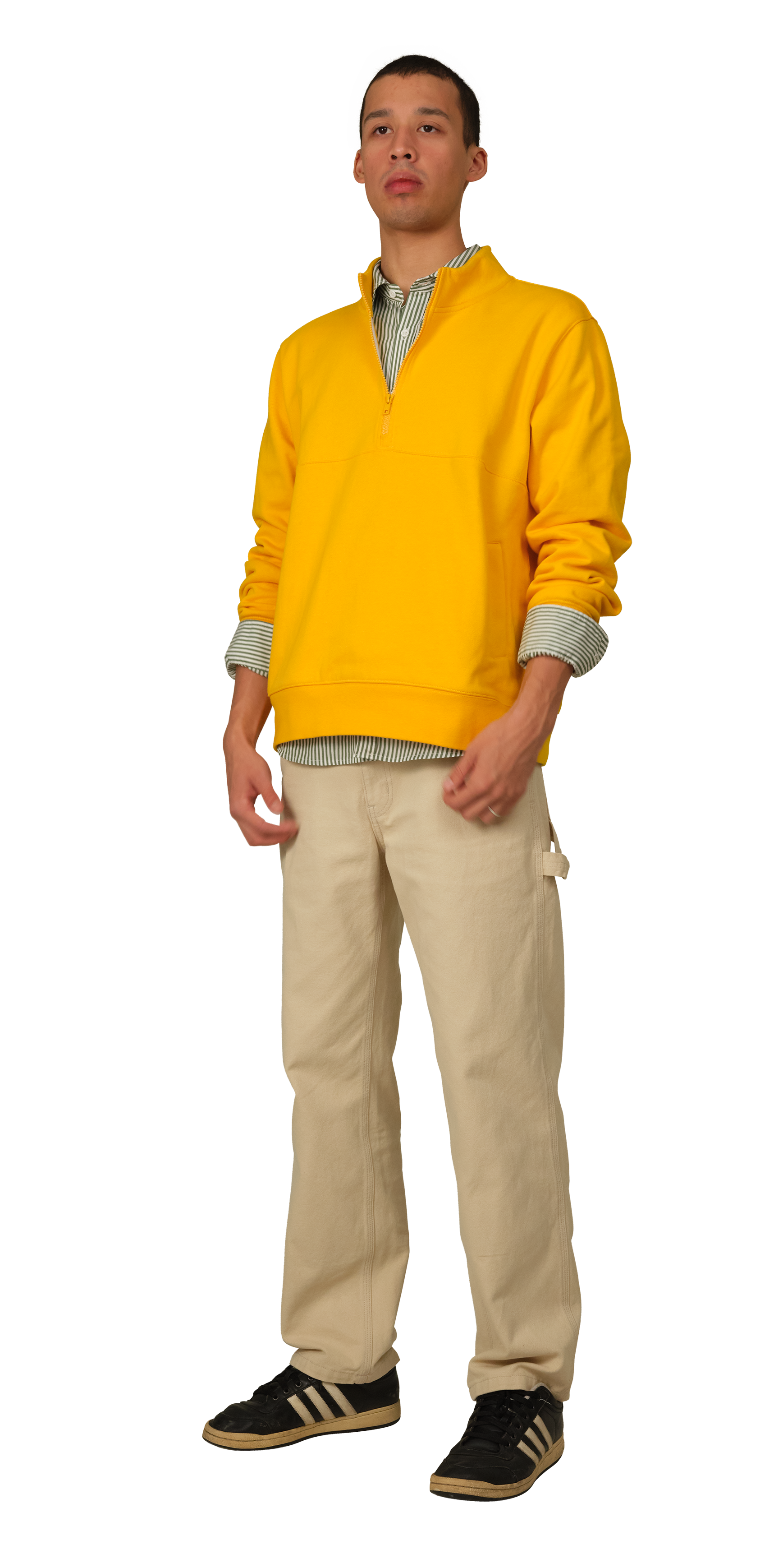 【NEE】NEE HALF ZIP SWEAT (L) JERZEES 4528MR - NuBlend® SUPER SWEATS® Quarter-Zip Pullover