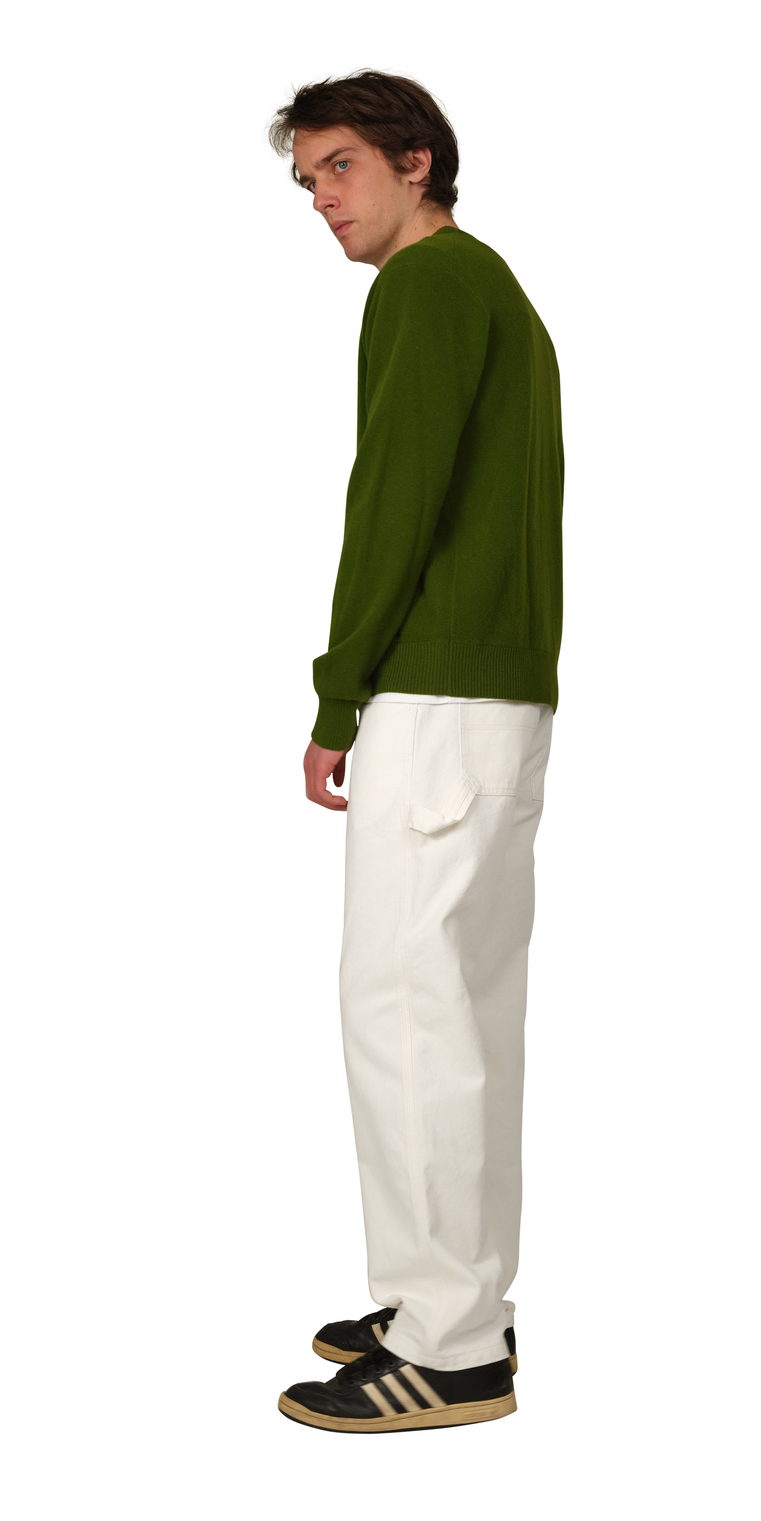 Cutout U-Neck Knit Sweater