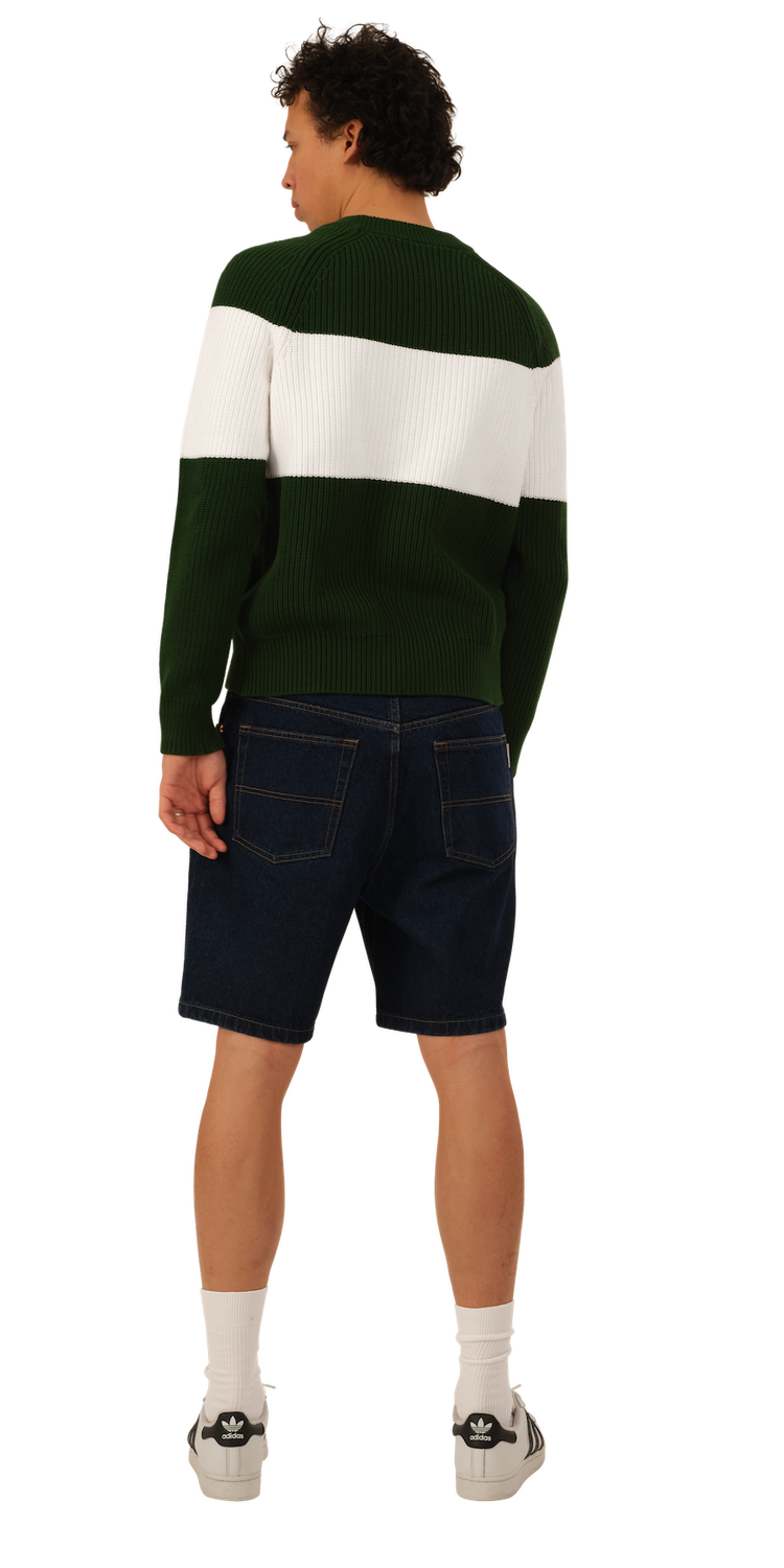 Hunter/White Stripe