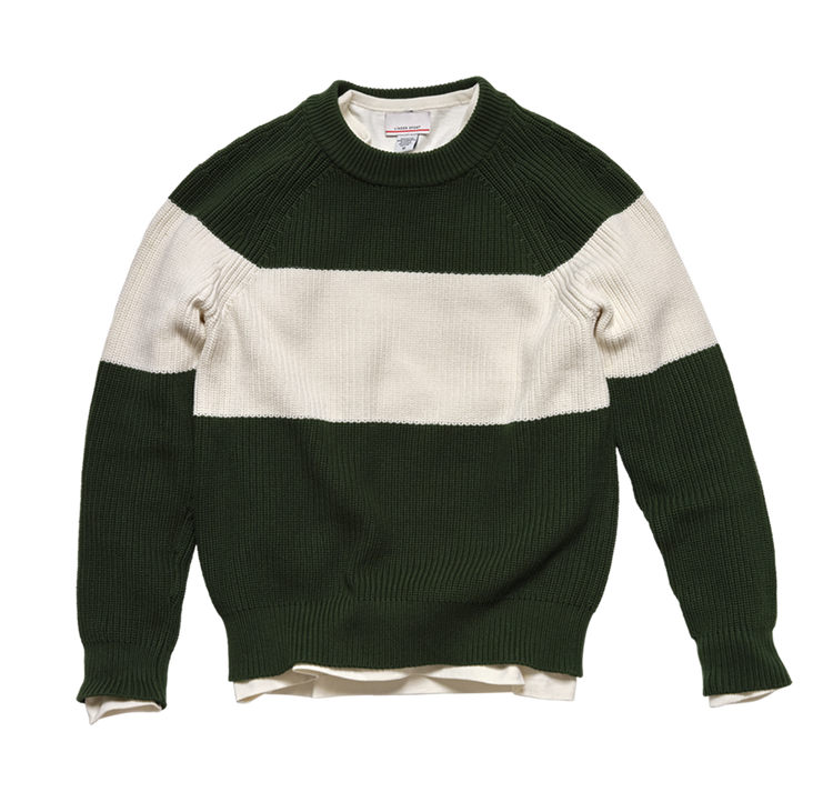 Hunter/White Stripe