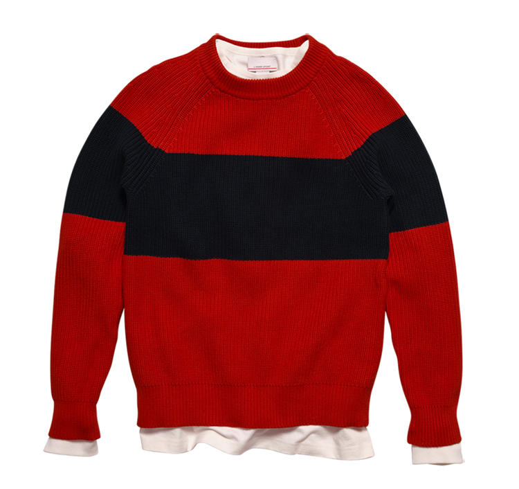 Red/Navy Stripe