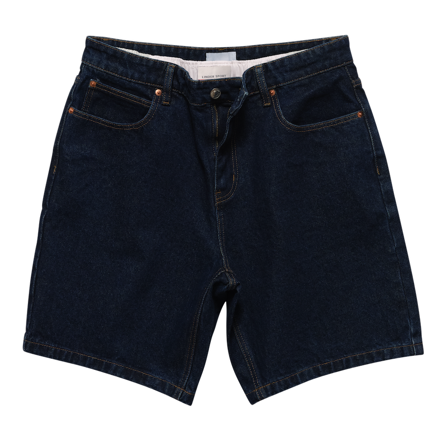 5Pocket Denim BaggyShorts 　BLACKFADE　S Vans Check-5 Baggy Denim Shorts (Multiple Color Options)